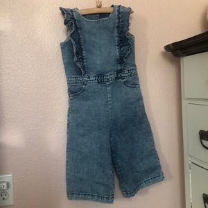 Janie and Jack Jean romper